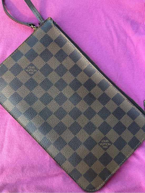Louis Vuitton Other - Louis Vuitton Brown Damier Ebene Wristlet Pouch